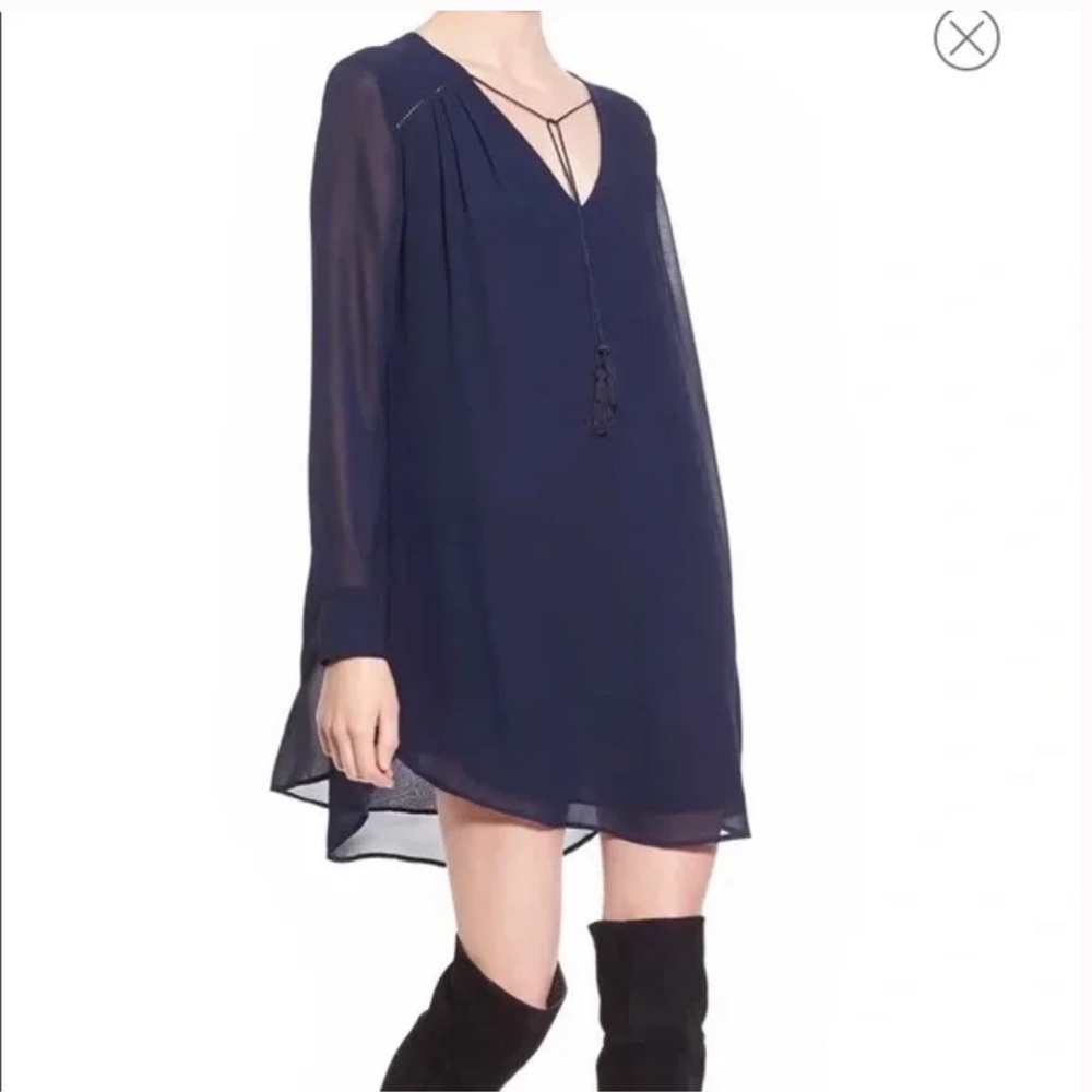 ASTR The Label by Nordstrom— Navy Blue Shift Dress